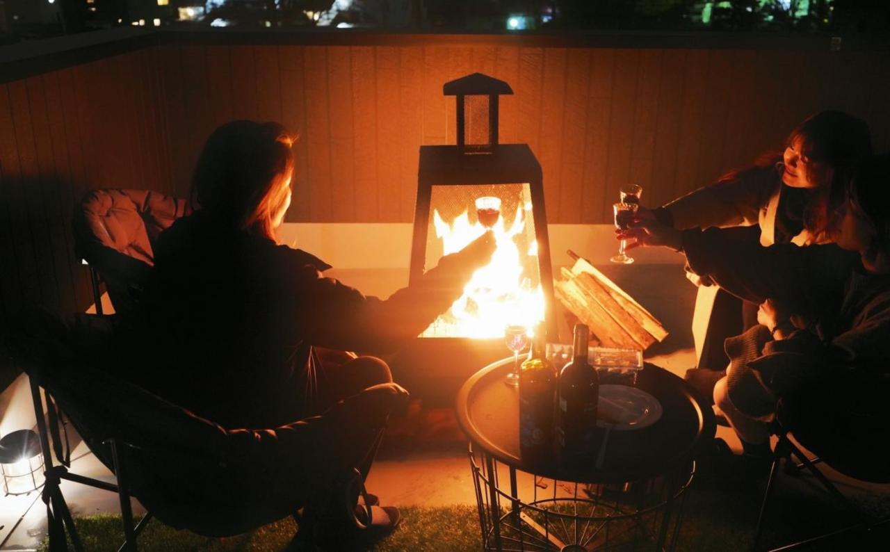 ヴィラ山間堂premier Garden Villa Bbq Bonfire Fuji View Annovillas Sankando Fujikawaguchiko Esterno foto